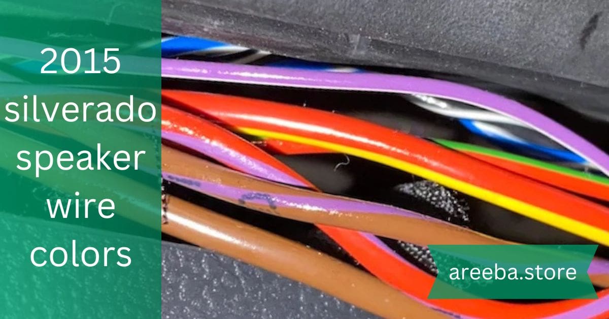 2015 silverado speaker wire colors